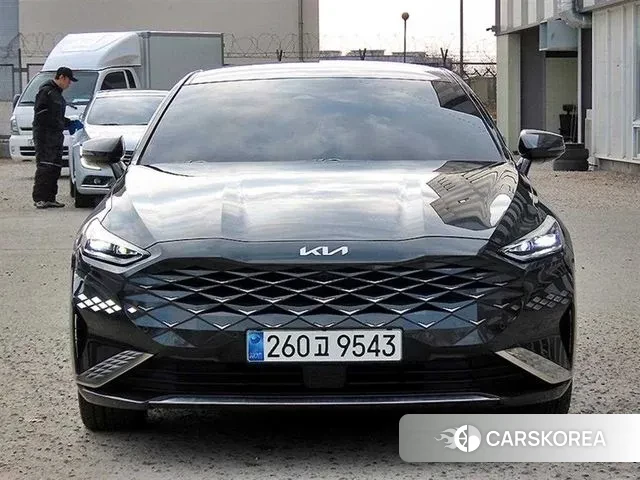 Kia K8 Hybrid 2023 Серый из Кореи