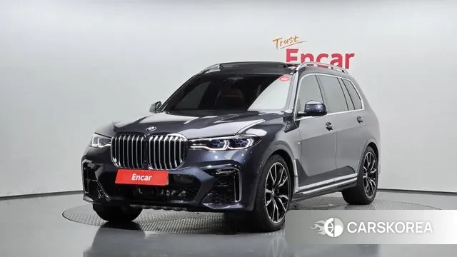 BMW X7 (G07) 2021 Синий из Кореи