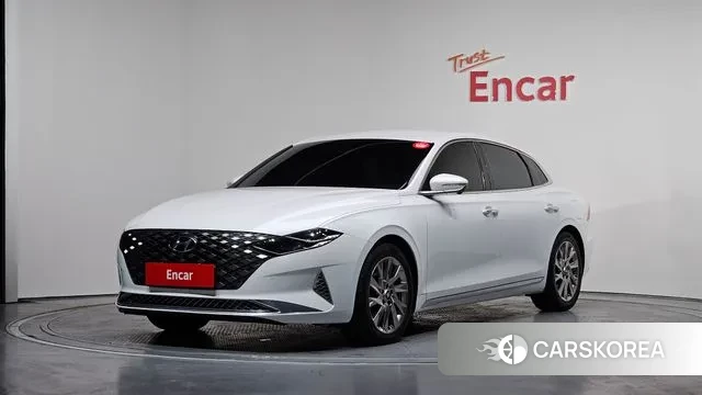 Hyundai The New Grandeur IG Hybrid 2021 Белый из Кореи