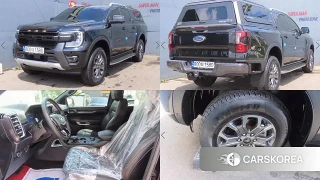 Ford Ranger 4th Generation 2023 Черный из Кореи