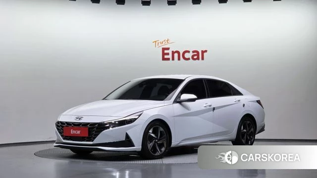 Hyundai Avante (CN7) 2020 Белый из Кореи