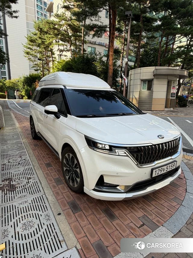 Kia Carnival 4th generation 2021 Белый из Кореи