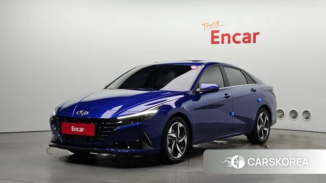 Hyundai The New Avante (CN7) 2023 Синий из Кореи