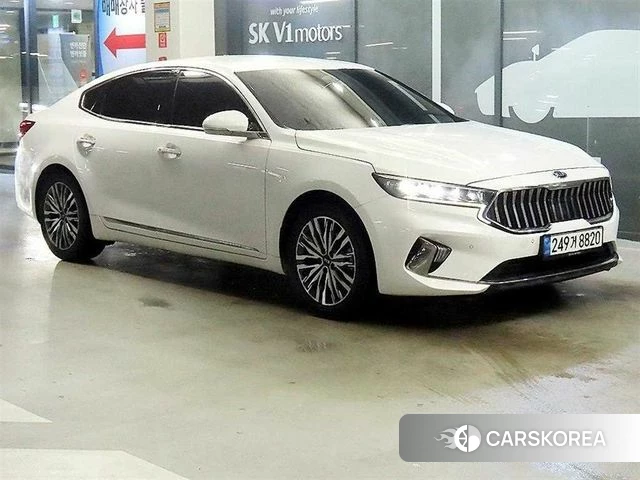 Kia K7 Premier Hybrid 2021 Белый из Кореи