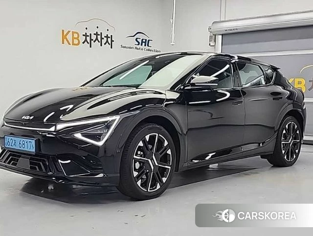 Kia EV6 2024 Черный из Кореи