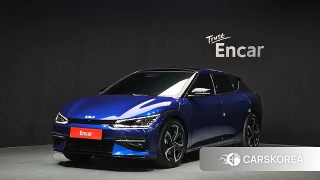 Kia EV6 2021 Синий из Кореи