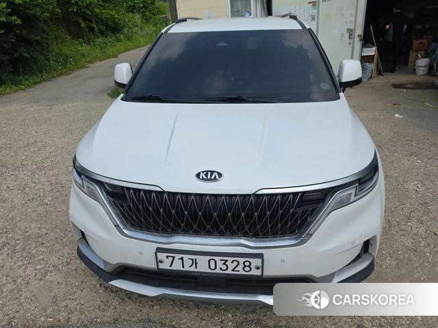 Kia Carnival 4th generation 2021 Белый из Кореи