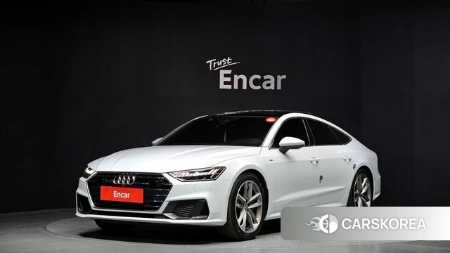 Audi A7 (4K) 2021 Белый из Кореи