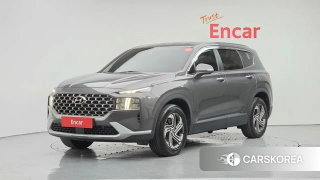 Hyundai The New Santa Fe 2022 Серый из Кореи