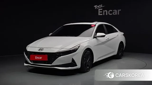Hyundai Avante (CN7) 2020 Белый из Кореи