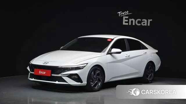 Hyundai The New Avante (CN7) 2023 Белый из Кореи