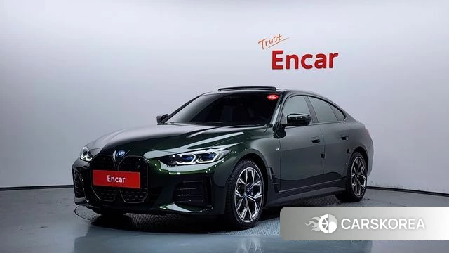 BMW i4 2022 Зеленый из Кореи