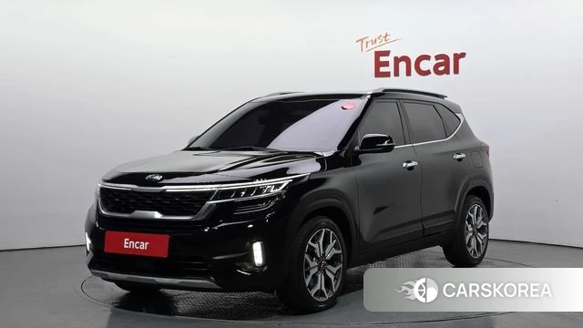Kia Seltos 2020 Черный из Кореи