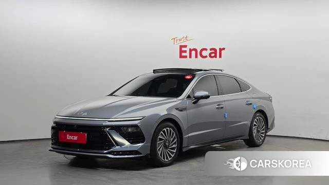 Hyundai Sonata D Edge Hybrid (DN8) 2024 Небесно-голубой из Кореи