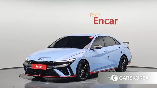 Hyundai The New Avante (CN7) 2025 Небесно-голубой из Кореи