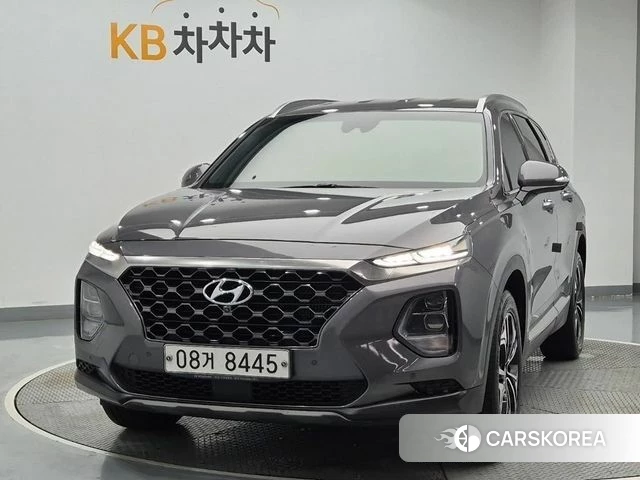 Hyundai Santa Fe TM 2019 Серебристо-серый из Кореи