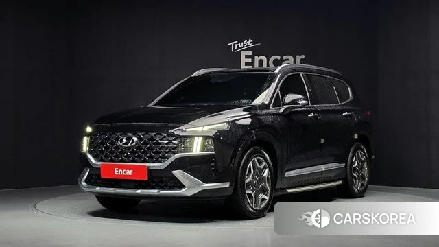 Hyundai The New Santa Fe 2021 Черный из Кореи