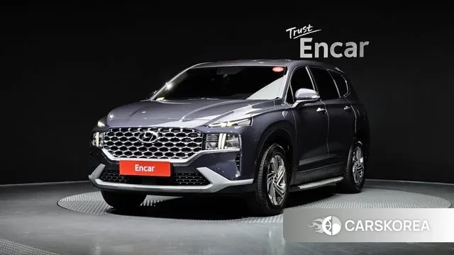 Hyundai The New Santa Fe 2021 Синий из Кореи