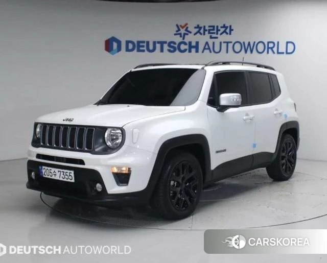Jeep Renegade 2022 Белый из Кореи