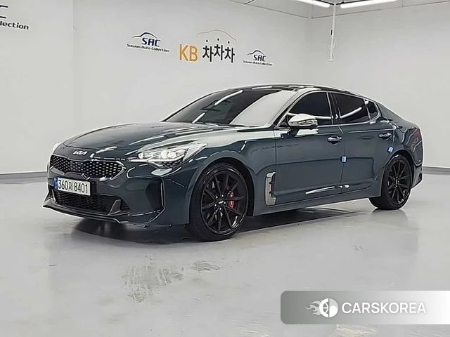 Kia Stinger Meister 2022 Темно-зеленый из Кореи
