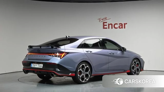 Hyundai The New Avante (CN7) 2025 Синий из Кореи