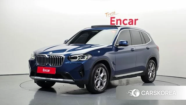 BMW X3 (G01) 2023 Синий из Кореи