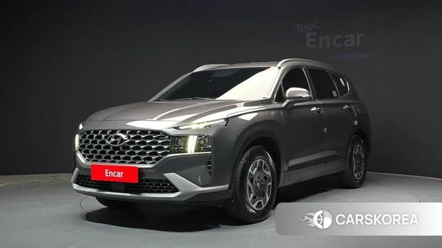 Hyundai The New Santa Fe 2023 Серый из Кореи