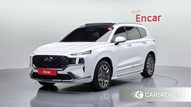 Hyundai The New Santa Fe 2023 Белый из Кореи