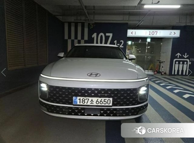 Hyundai Grandeur (GN7) 2024 Белый из Кореи