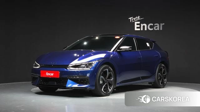Kia EV6 2023 Синий из Кореи