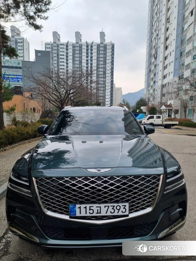 Genesis GV80 2020 Синий нефрит из Кореи