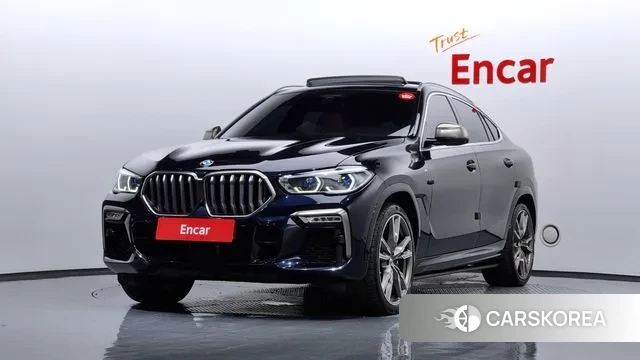 BMW X6 (G06) 2021 Черный из Кореи