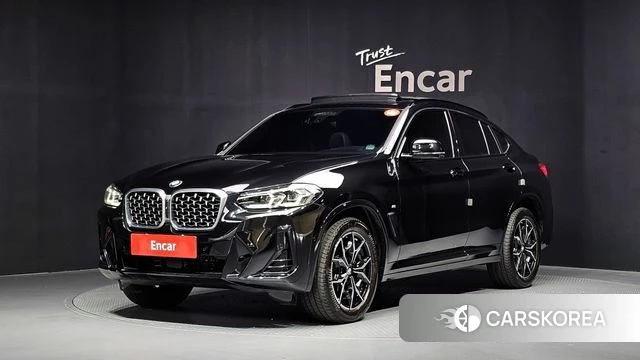BMW X4 (G02) 2024 Черный из Кореи