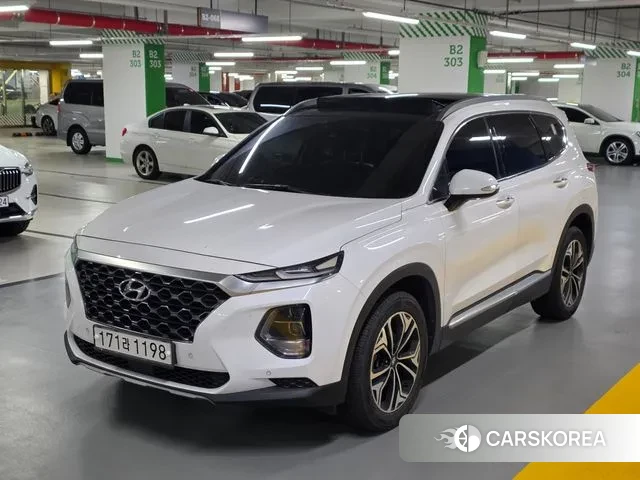 Hyundai Santa Fe TM 2019 Белый из Кореи