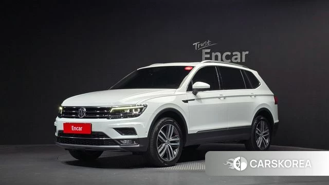 Volkswagen Tiguan Allspace 2020 Белый из Кореи