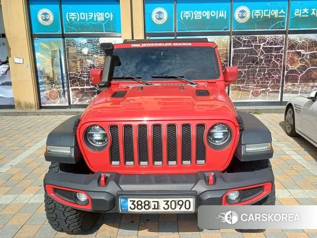 Jeep Wrangler (JL) 2020 Красный из Кореи