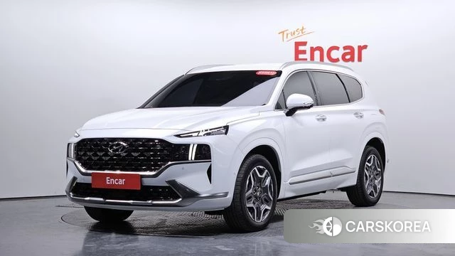 Hyundai The New Santa Fe 2023 Белый из Кореи
