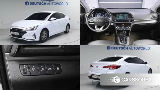 Hyundai The New Avante AD 2019 Белый из Кореи