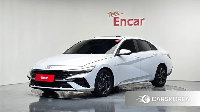 Hyundai The New Avante (CN7) 2024 Белый из Кореи