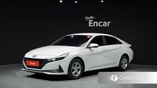 Hyundai Avante (CN7) 2022 Белый из Кореи
