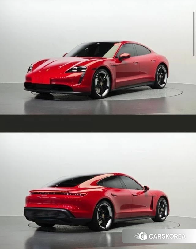 Porsche Taycan 2022 Красный из Кореи