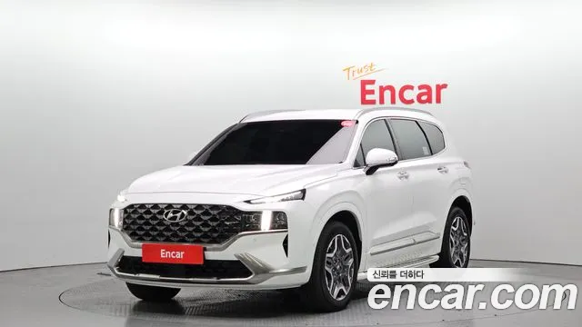 Hyundai The New Santa Fe 2023 Белый из Кореи