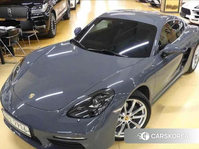 Porsche 718 Cayman 2018 Синий из Кореи
