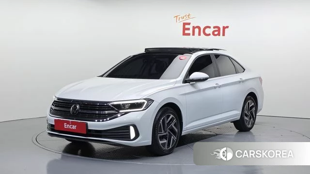 Volkswagen 7th Generation of Jetta 2023 Белый из Кореи