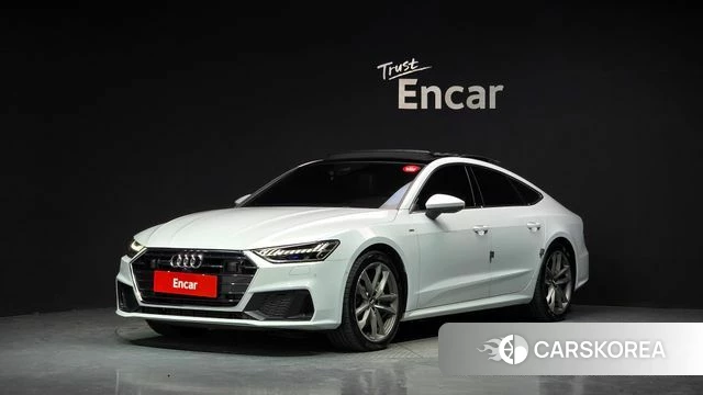 Audi A7 (4K) 2020 Белый из Кореи