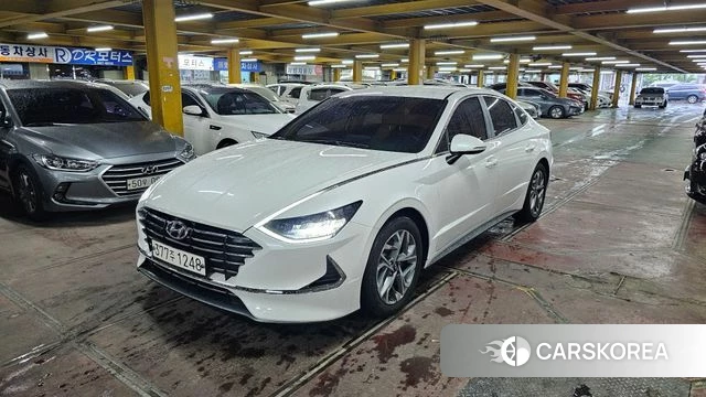 Hyundai Sonata (DN8) 2019 Белый из Кореи