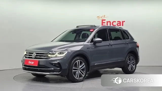 Volkswagen Tiguan second Generation 2022 Серый из Кореи