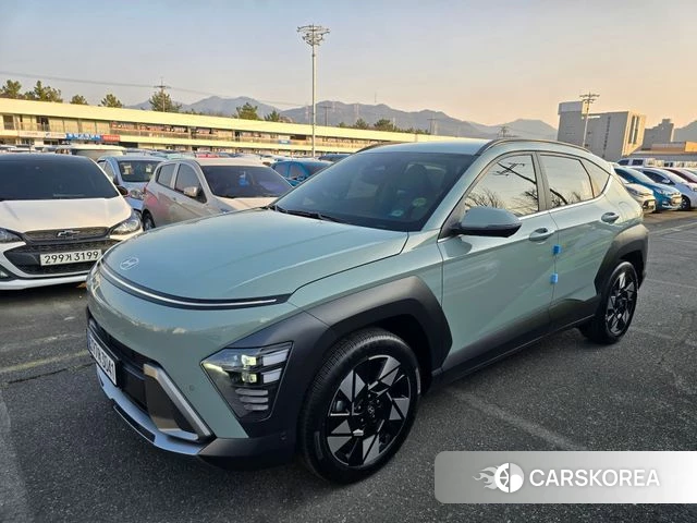 Hyundai Kona Hybrid (SX2) 2023 Светло-зеленый из Кореи