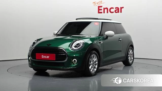 Mini Cooper 2021 Светло-зеленый из Кореи