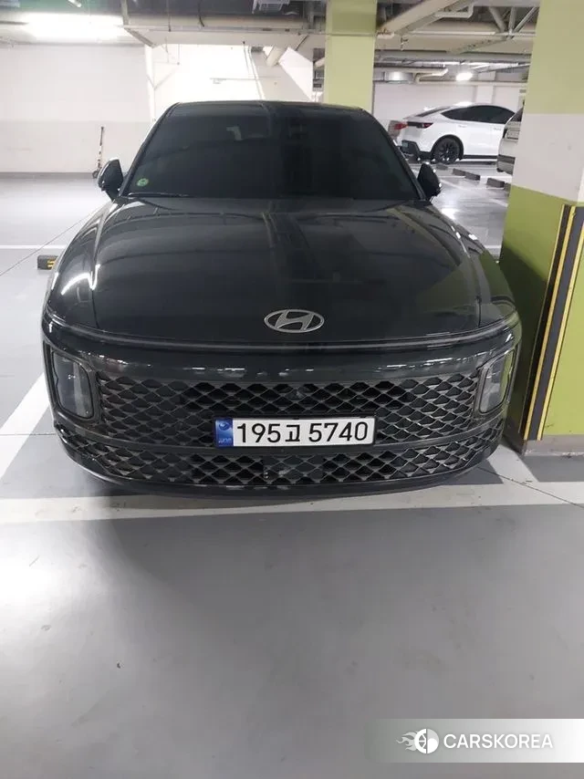 Hyundai Grandeur Hybrid (GN7) 2023 Черный из Кореи